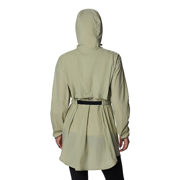 Columbia Women's Parkette Long Wind Jacket Green Size Large NWT - Picture 2 of 9